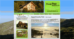 Desktop Screenshot of privatpetr.cz